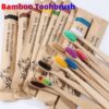 Colorful Toothbrush From Natural Bamboo